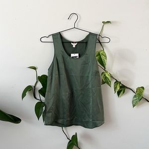 NWT Lunya 100% silk pajama tank top